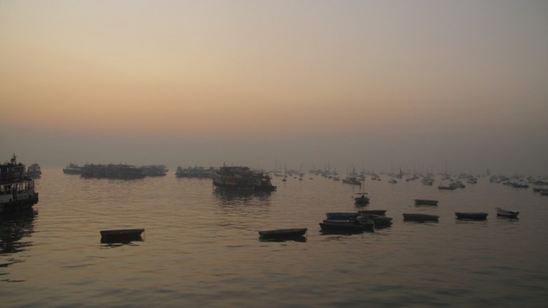 Sunrise over the Arabian Sea Mumbai
